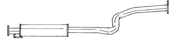 Средний глушитель выхлопных газов SIGAM 65435