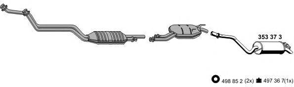 Система выпуска ОГ ERNST 040199
