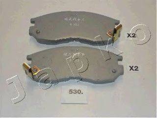 Комплект тормозных колодок, дисковый тормоз ASHIKA PA530AF