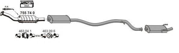 Система выпуска ОГ ERNST 090268