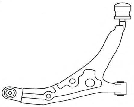Рычаг независимой подвески колеса, подвеска колеса FRAP 1855