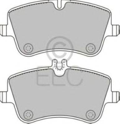 Комплект тормозных колодок, дисковый тормоз EEC BRP1166