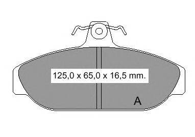 Комплект тормозных колодок, дисковый тормоз VEMA 833160