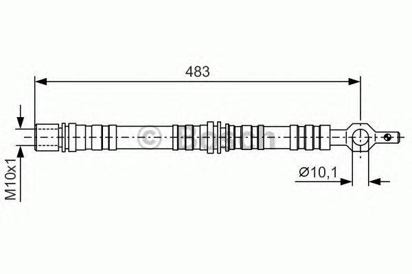 Тормозной шланг BOSCH 1 987 476 720