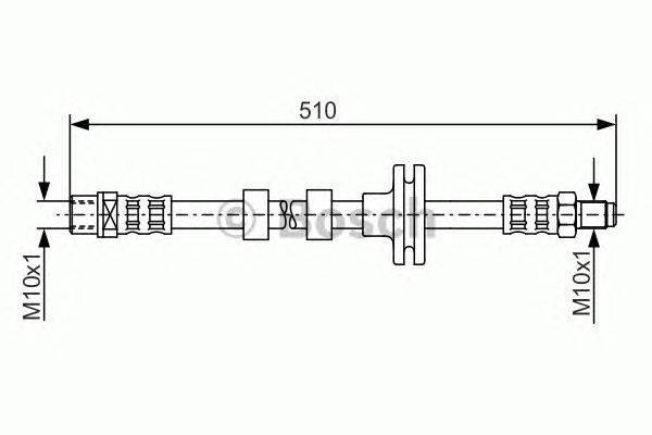 Тормозной шланг CF GOMMA 512247