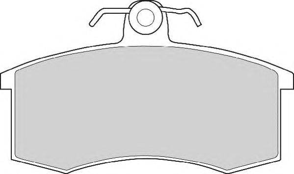 Комплект тормозных колодок, дисковый тормоз WAGNER WBP21170A