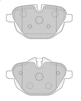 Комплект тормозных колодок, дисковый тормоз WAGNER WBP24561A