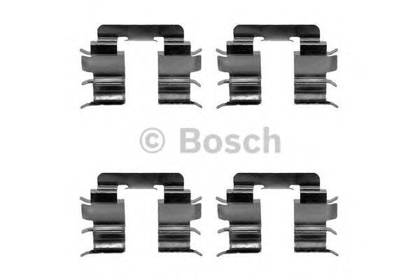 Комплектующие, колодки дискового тормоза BOSCH 1987474281