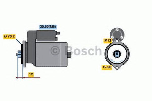 Стартер BOSCH 0 986 021 910