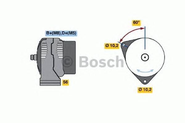 Генератор BOSCH 4313