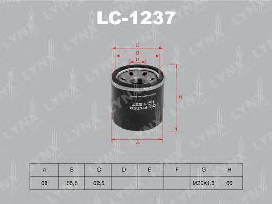 Масляный фильтр LYNXauto LC1237