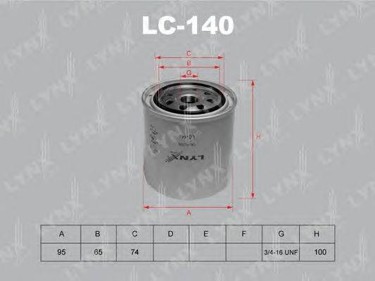 Масляный фильтр LYNXauto LC140