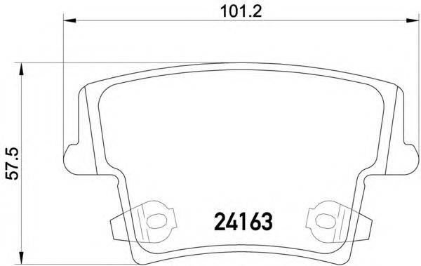 Комплект тормозных колодок, дисковый тормоз HELLA PAGID 8DB 355 011-881