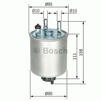 Топливный фильтр BOSCH F026402082