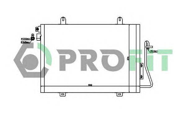 Конденсатор, кондиционер PROFIT PR1901C1