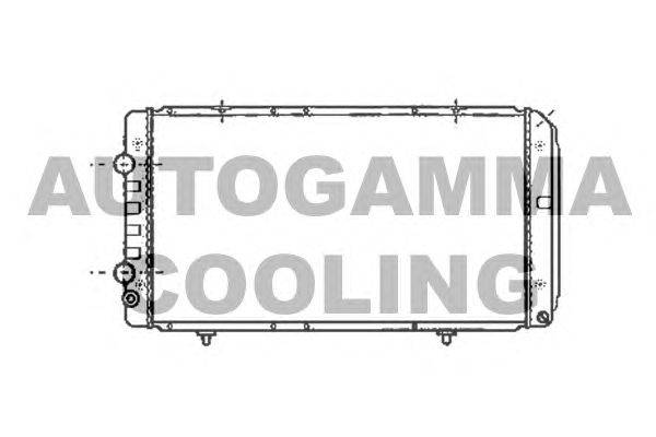 Радиатор, охлаждение двигателя AUTOGAMMA 100189