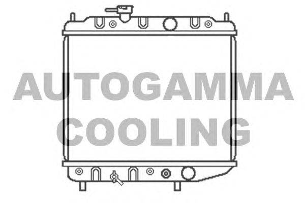 Радиатор, охлаждение двигателя AUTOGAMMA 100576