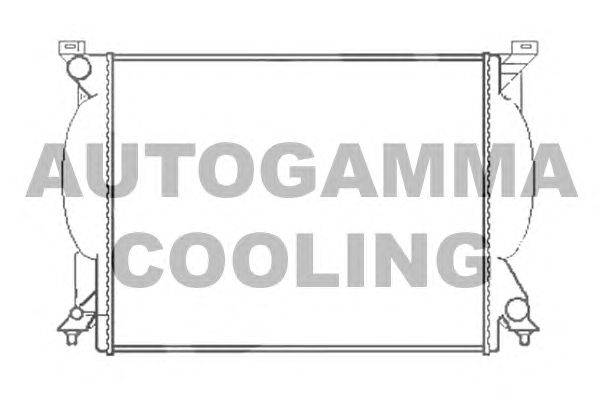 Радиатор, охлаждение двигателя AUTOGAMMA 102981