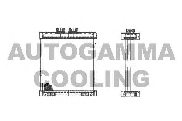 Теплообменник, отопление салона AUTOGAMMA 102996