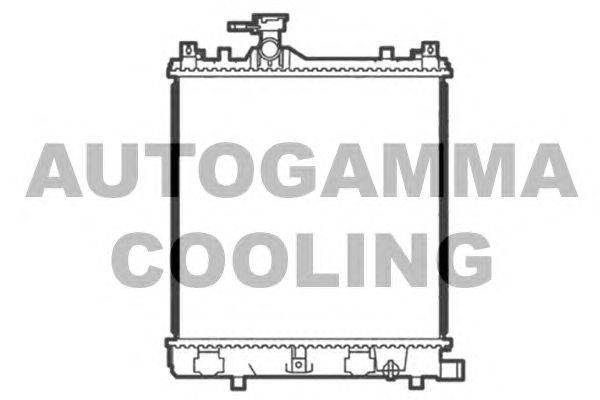 Радиатор, охлаждение двигателя AUTOGAMMA 104132
