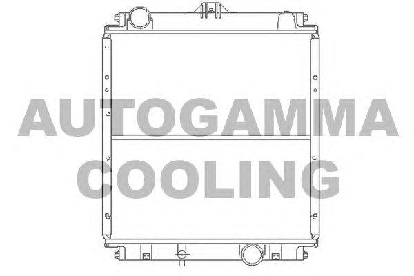 Радиатор, охлаждение двигателя AUTOGAMMA 104179