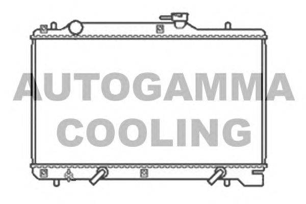 Радиатор, охлаждение двигателя AUTOGAMMA 104189