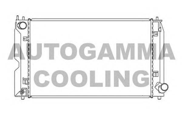Радиатор, охлаждение двигателя AUTOGAMMA 104196
