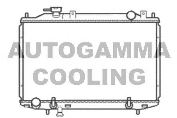 Радиатор, охлаждение двигателя AUTOGAMMA 104621