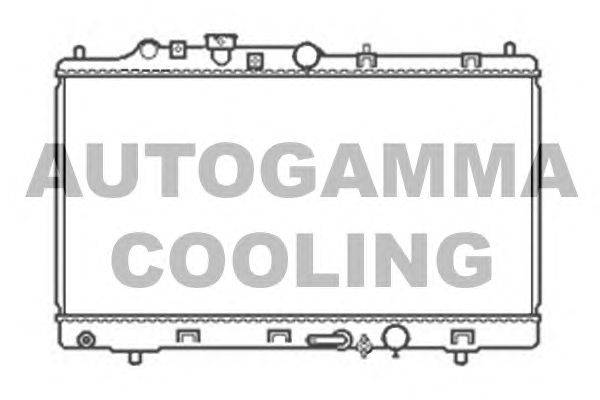 Радиатор, охлаждение двигателя AUTOGAMMA 104673