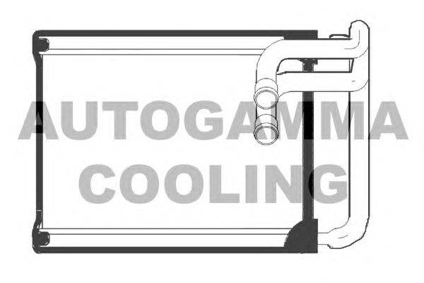 Теплообменник, отопление салона AUTOGAMMA 105276