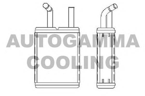 Теплообменник, отопление салона AUTOGAMMA 105284