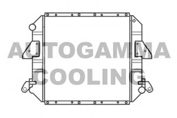 Радиатор, охлаждение двигателя AUTOGAMMA 105288