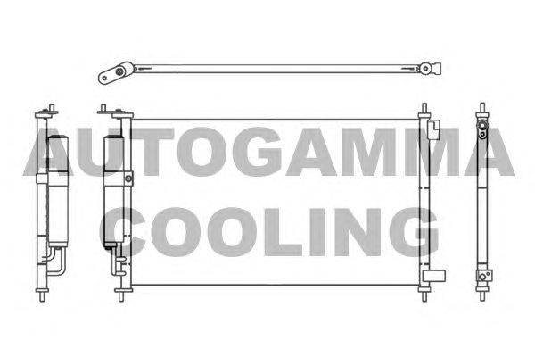 Конденсатор, кондиционер AUTOGAMMA 105548