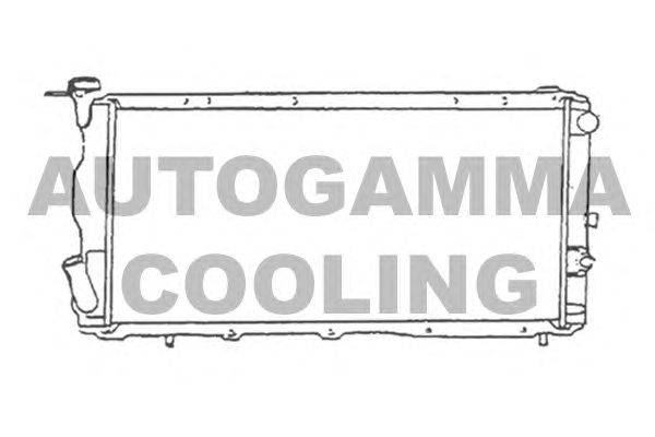 Радиатор, охлаждение двигателя AUTOGAMMA 105567