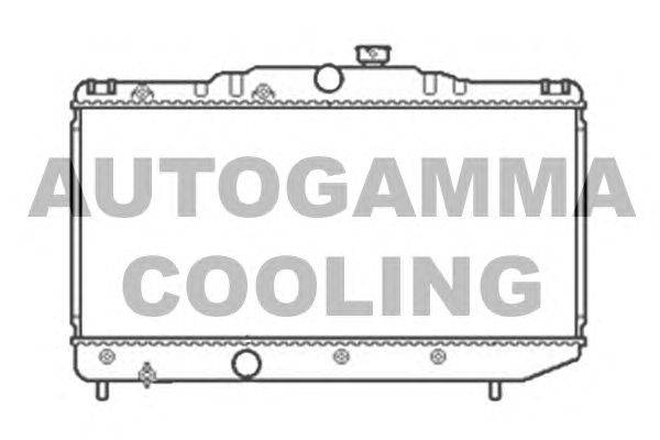 Радиатор, охлаждение двигателя AUTOGAMMA 105575