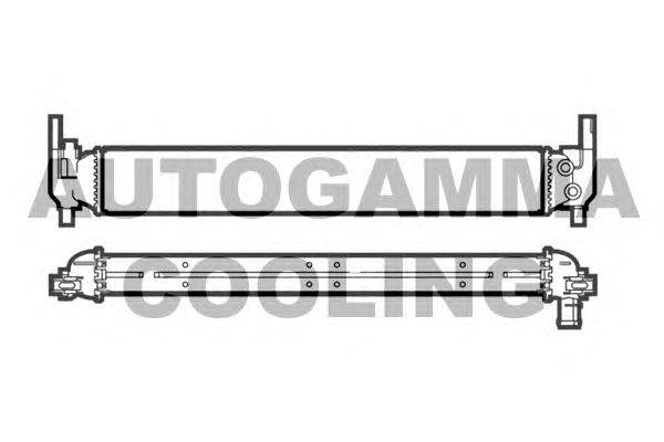 Радиатор, охлаждение двигателя AUTOGAMMA 107200