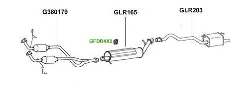 Система выпуска ОГ GT Exhaust 1028
