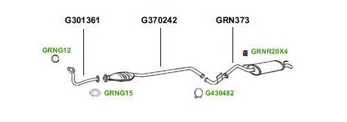 Система выпуска ОГ GT Exhaust 1790