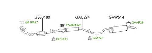 Система выпуска ОГ GT Exhaust 2697