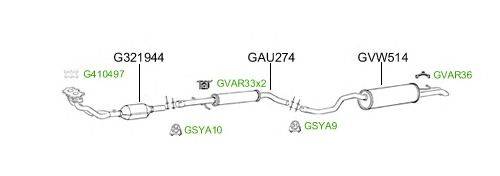 Система выпуска ОГ GT Exhaust 2698