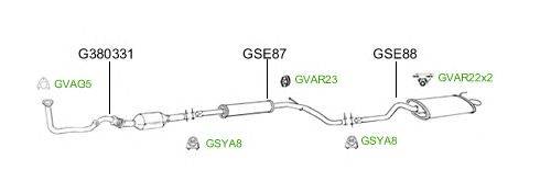 Система выпуска ОГ GT Exhaust 2707