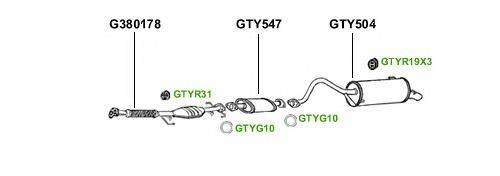 Система выпуска ОГ GT Exhaust 3163