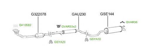 Система выпуска ОГ GT Exhaust 4816