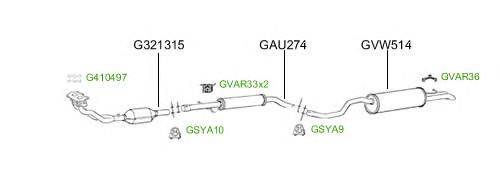 Система выпуска ОГ GT Exhaust 4839