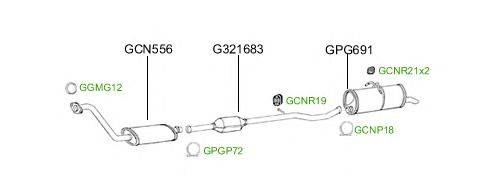 Система выпуска ОГ GT Exhaust 4942