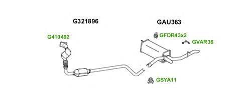 Система выпуска ОГ GT Exhaust 5991
