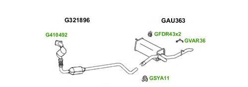 Система выпуска ОГ GT Exhaust 5992