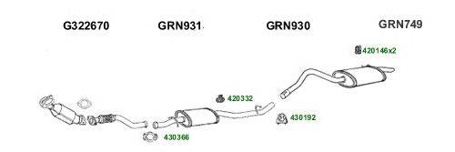 Система выпуска ОГ GT Exhaust 7731