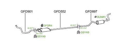 Система выпуска ОГ GT Exhaust 785