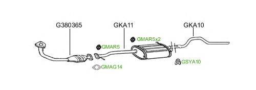 Система выпуска ОГ GT Exhaust 998